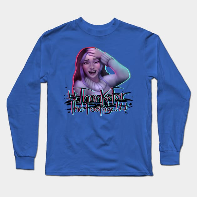 Minx #ThanksForTheFootage Long Sleeve T-Shirt by TheRPGMinx